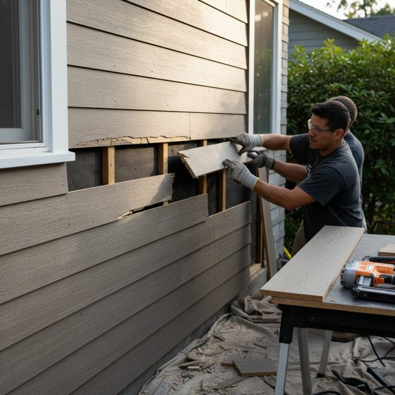 Exterior Wood Siding Repair