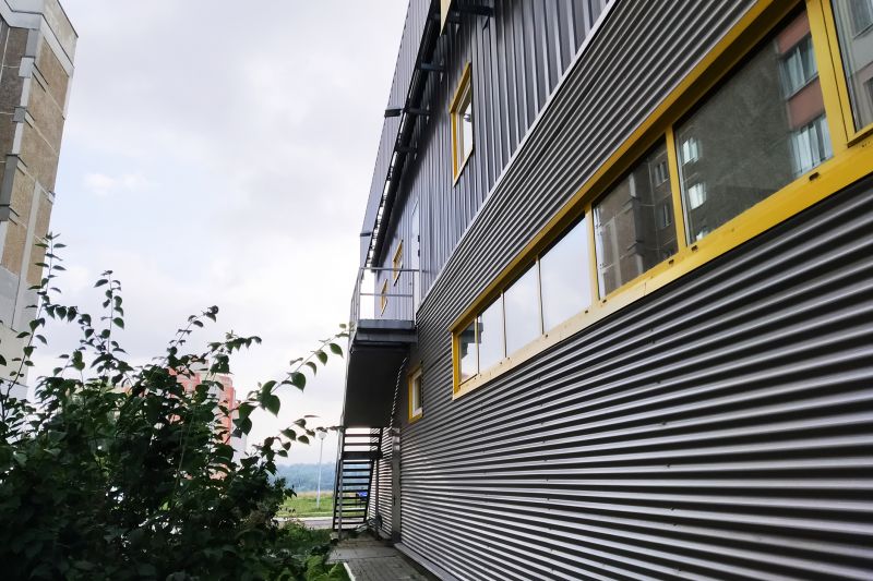 Tin Siding Installation